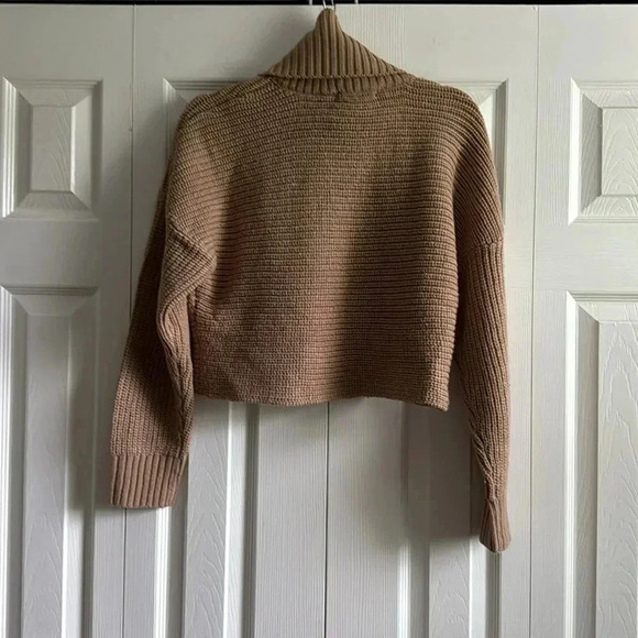 Brave Soul boxy cropped roll neck sweater - size L - Picture 5 of 5